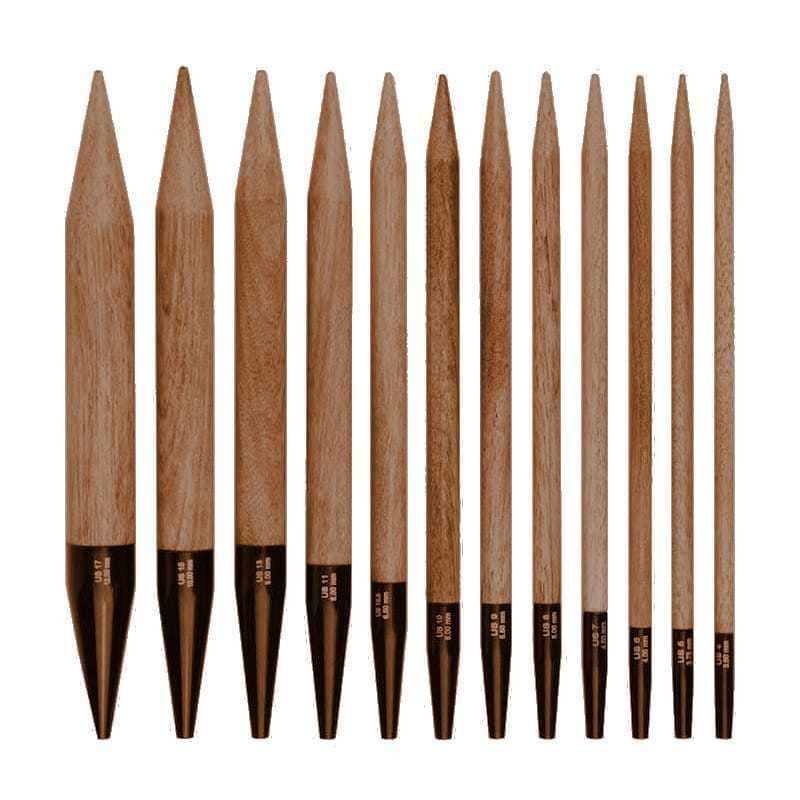 Съемные спицы стандартной длины Lykke UMBER 5" IC (12,5 см), размер US 11 (8мм) фото