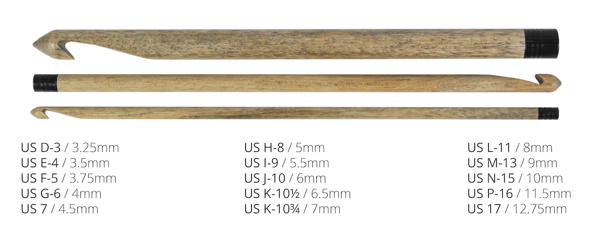 Вязальный крючок Lykke DRIFTWOOD 6" (15 см), размер US G-6 (4мм) фото